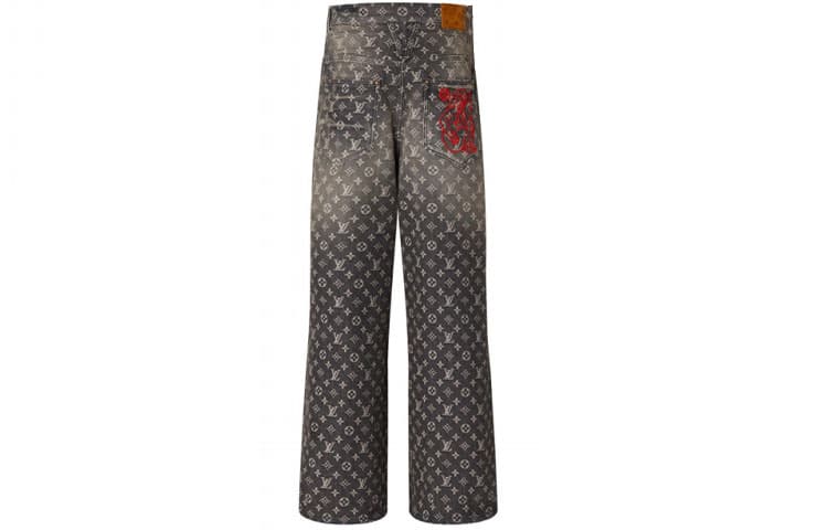 Штаны Louis Vuitton FW22 Logo Jeans - изображение 2