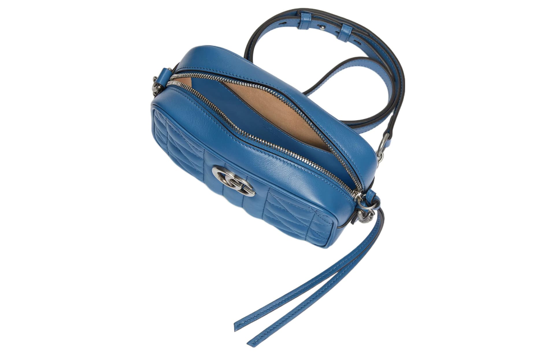 Мини-сумка Gucci GG Marmont Mini Blue - изображение 5