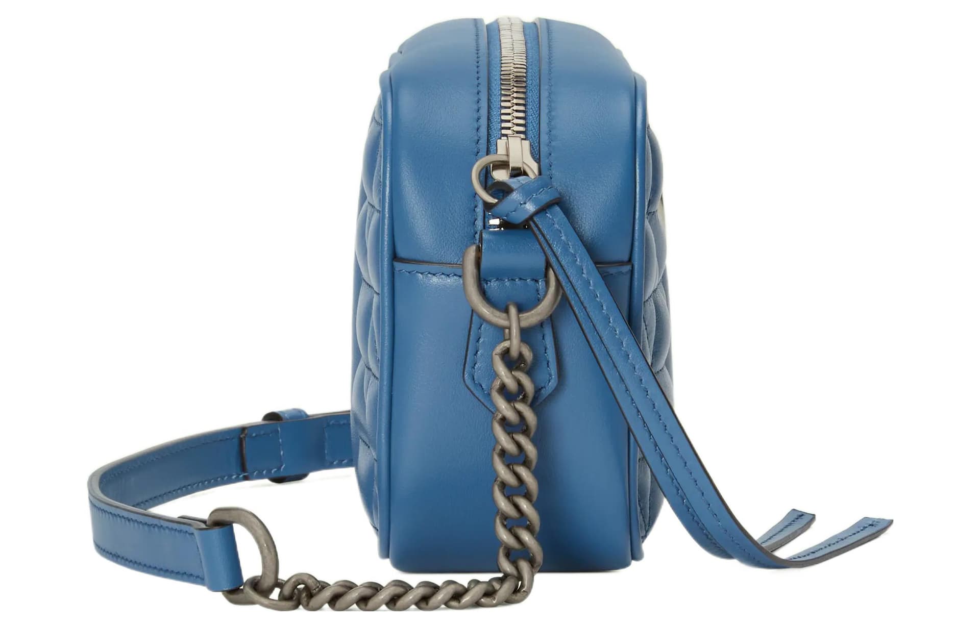 Мини-сумка Gucci GG Marmont Mini Blue - изображение 4