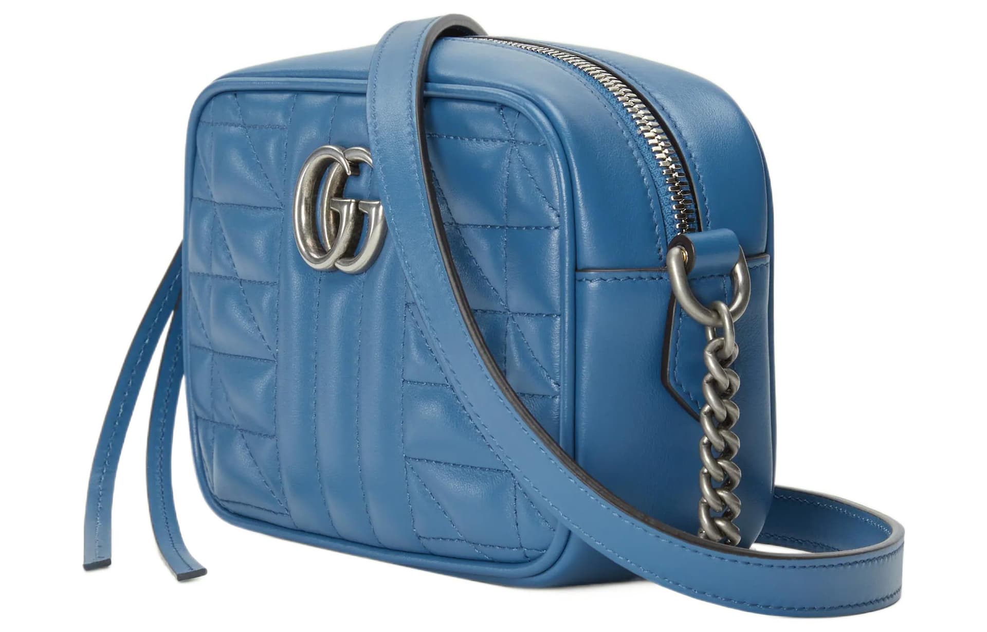 Мини-сумка Gucci GG Marmont Mini Blue - изображение 2