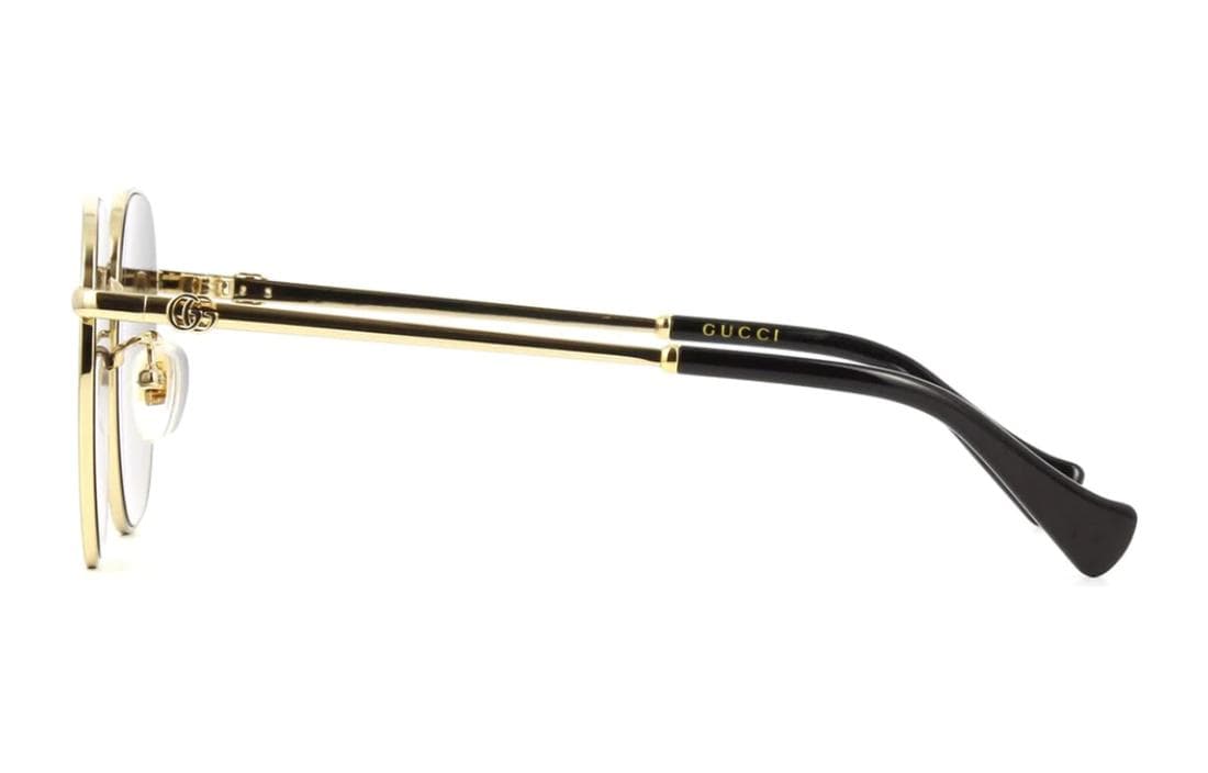 Солнцезащитные очки Gucci Vintage Round Sunglasses Gold - изображение 4