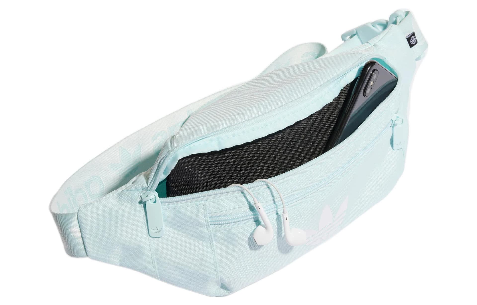 Поясная сумка adidas Originals Waist Bag Mint Blue - изображение 5