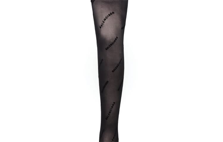 Balenciaga Logo Print Tights - изображение 5