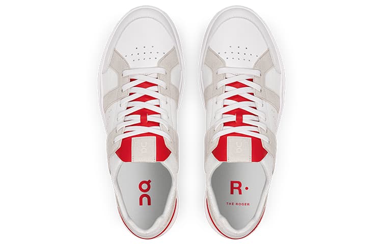 Кроссовки On The Roger Clubhouse White Red - изображение 4