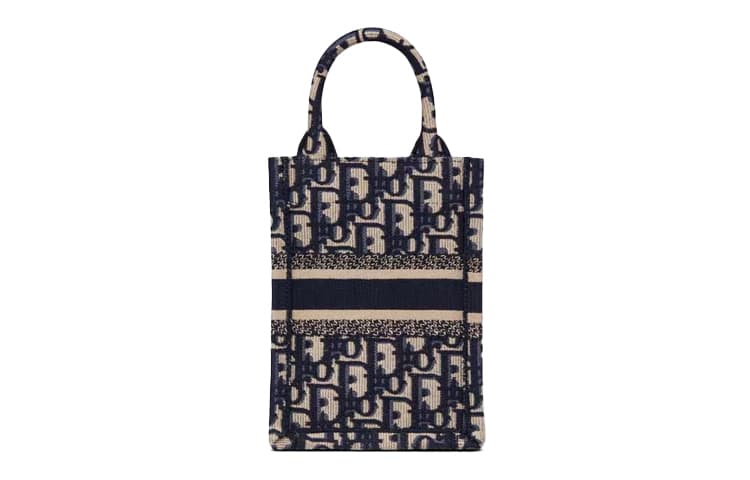 Сумка Dior Book Tote Mini Blue - изображение 3