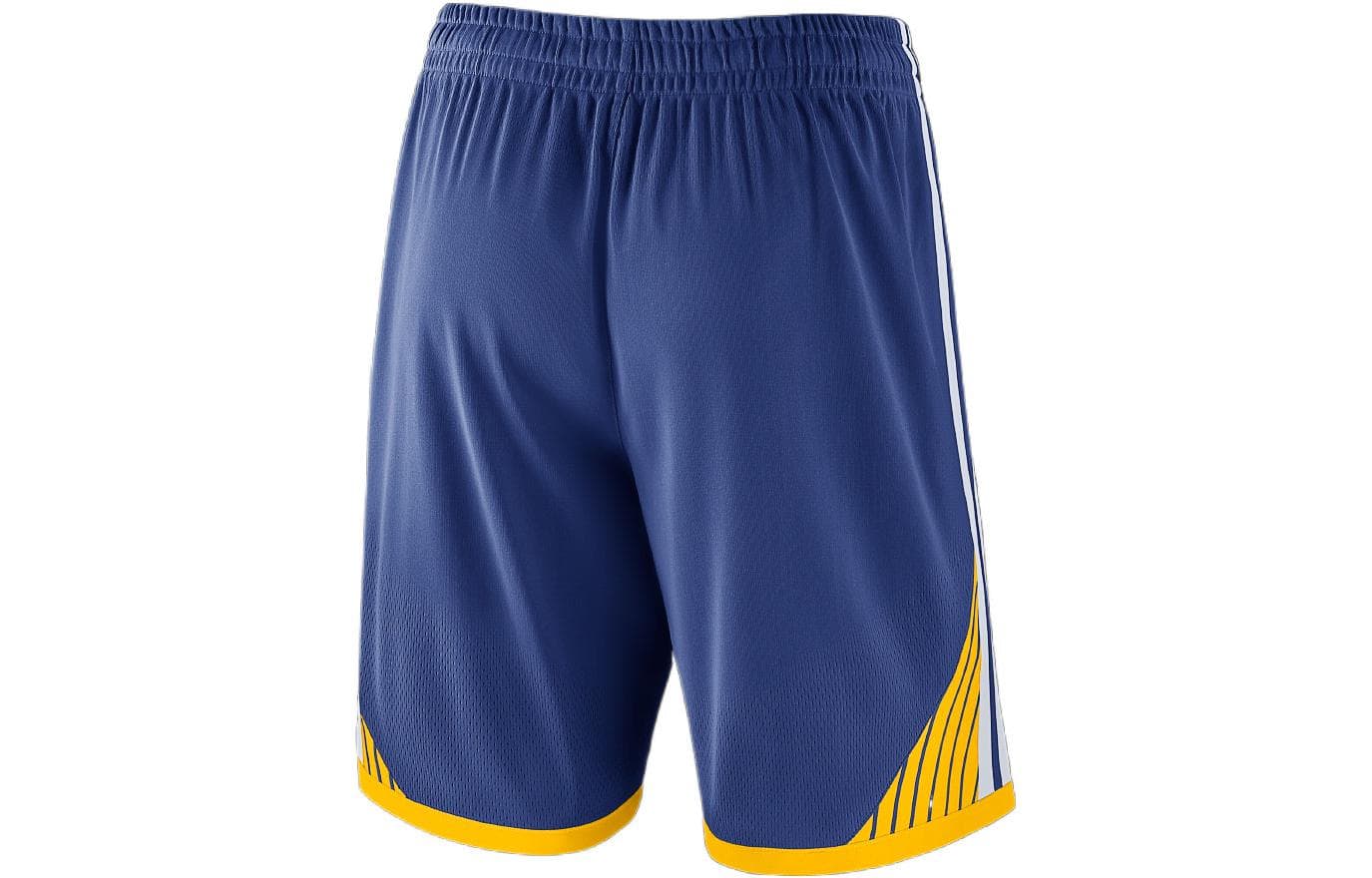 Баскетбольные шорты Nike NBA Colorblock Logo Basketball Shorts Warriors Blue - изображение 2