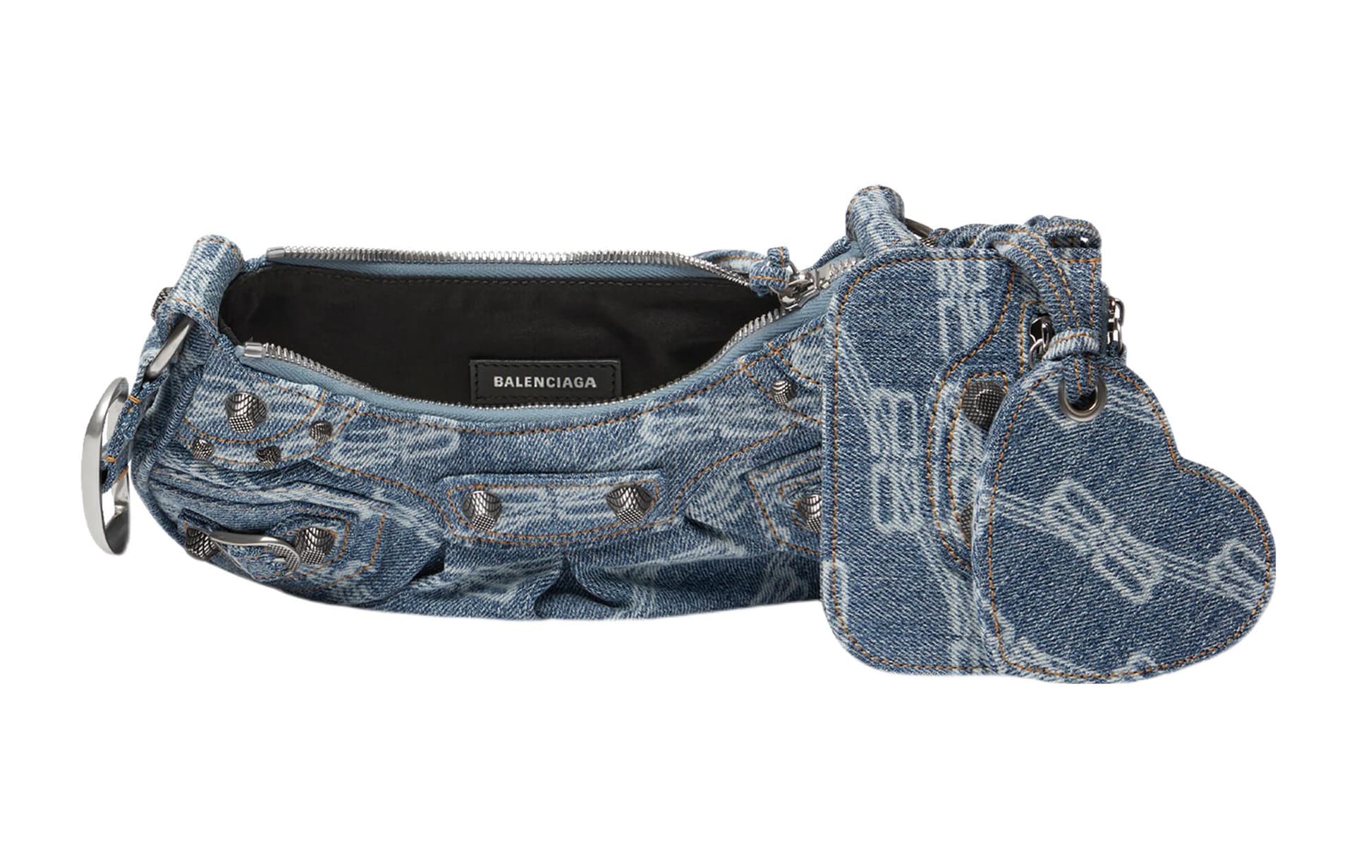 Мини-сумка Balenciaga Le Cagole BB Monogram - изображение 5