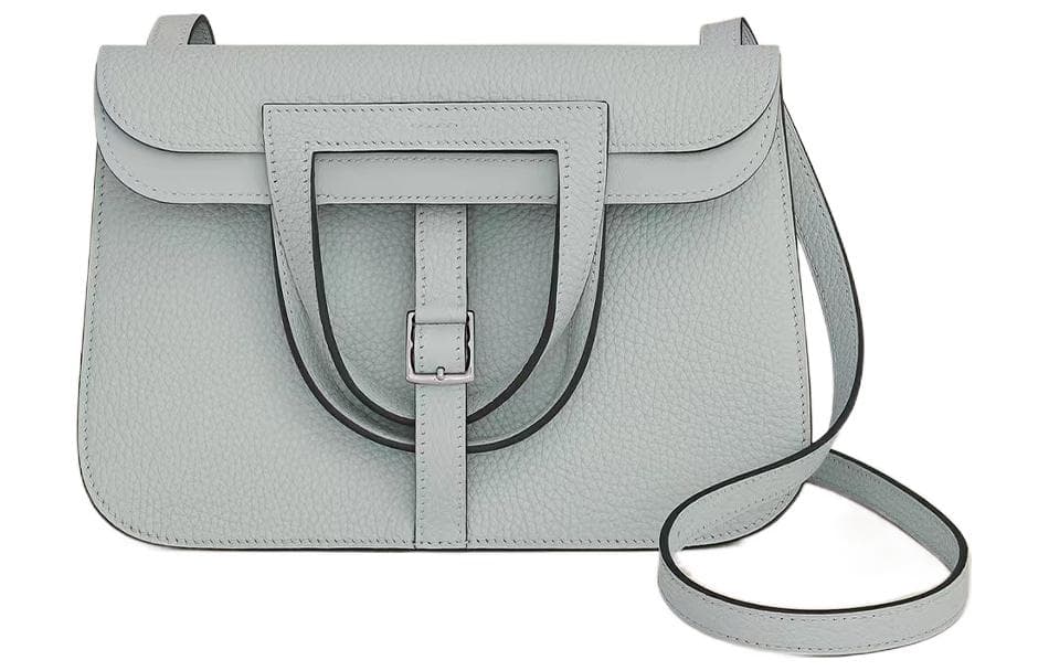 Сумка HERMES Halzan 25 Clemence Bleu Pale - изображение 1