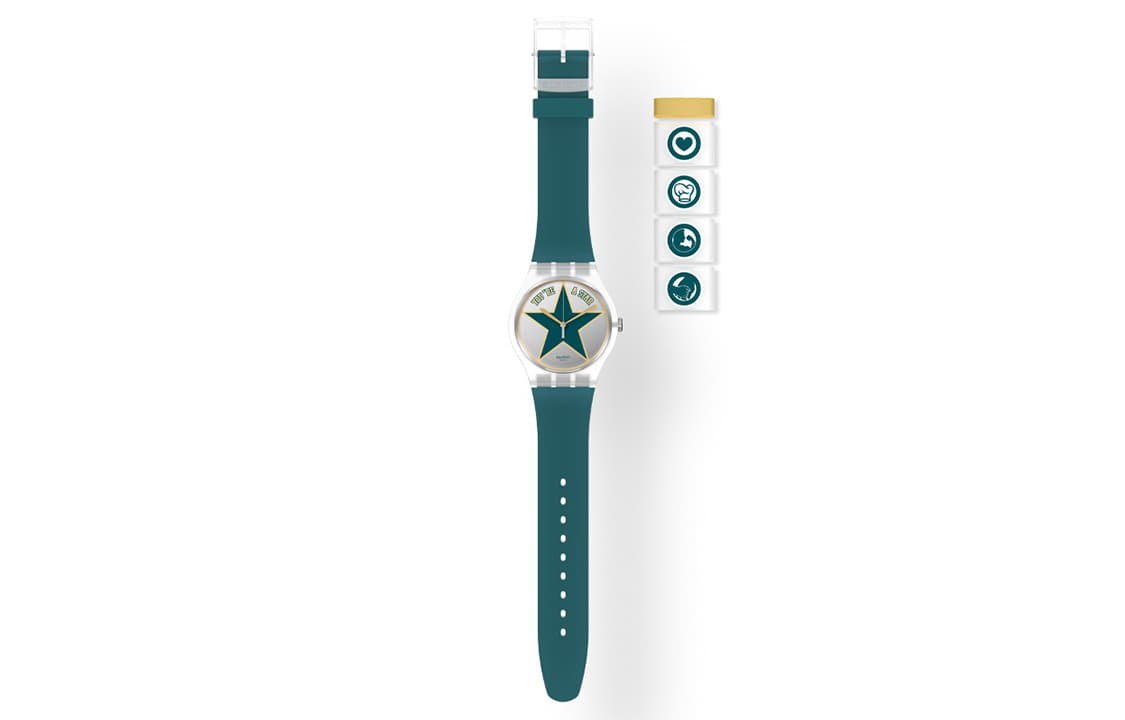Часы SWATCH 30 41mm SO29Z119 - изображение 2