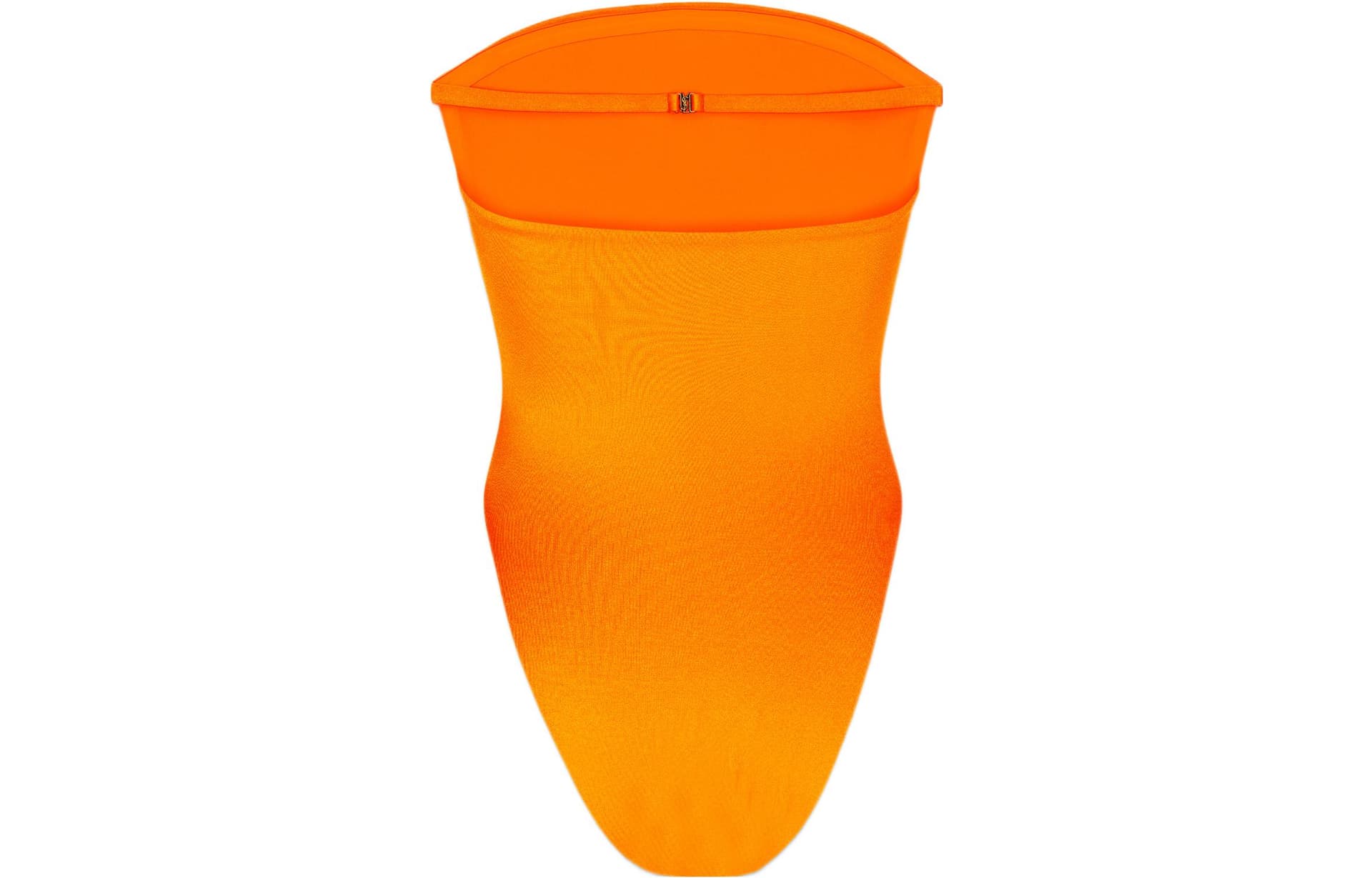 Saint Laurent FW22 Strapless Swimsuit Orange - изображение 2