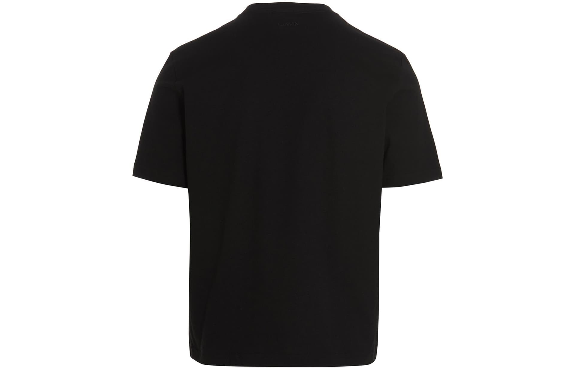 Футболка Lanvin FW22 Logo Embroidered Tee Black - изображение 2
