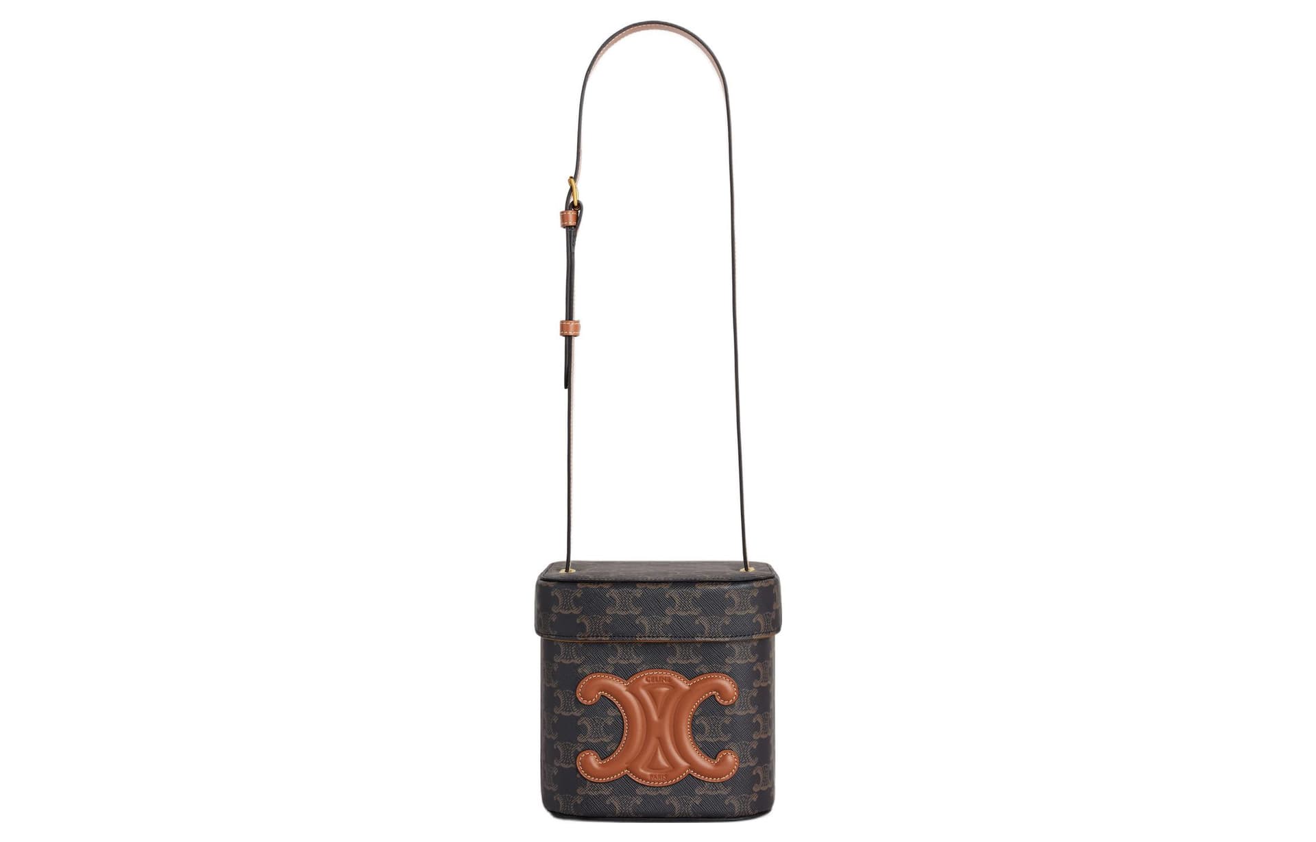 Сумка Celine Triomphe Box Brown - изображение 8