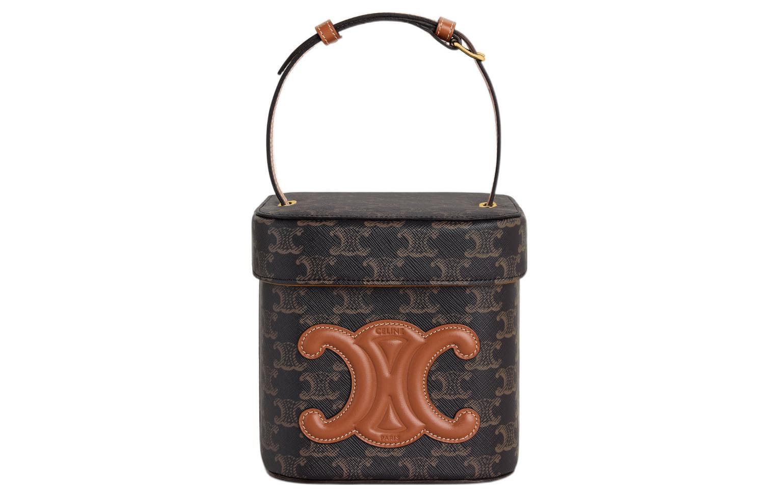 Сумка Celine Triomphe Box Brown - изображение 5