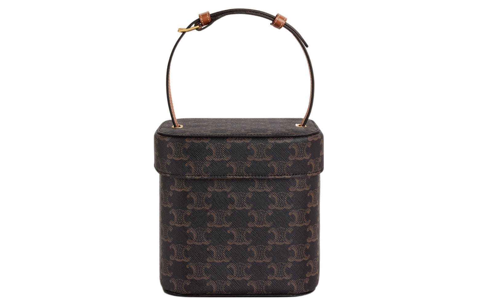 Сумка Celine Triomphe Box Brown - изображение 7