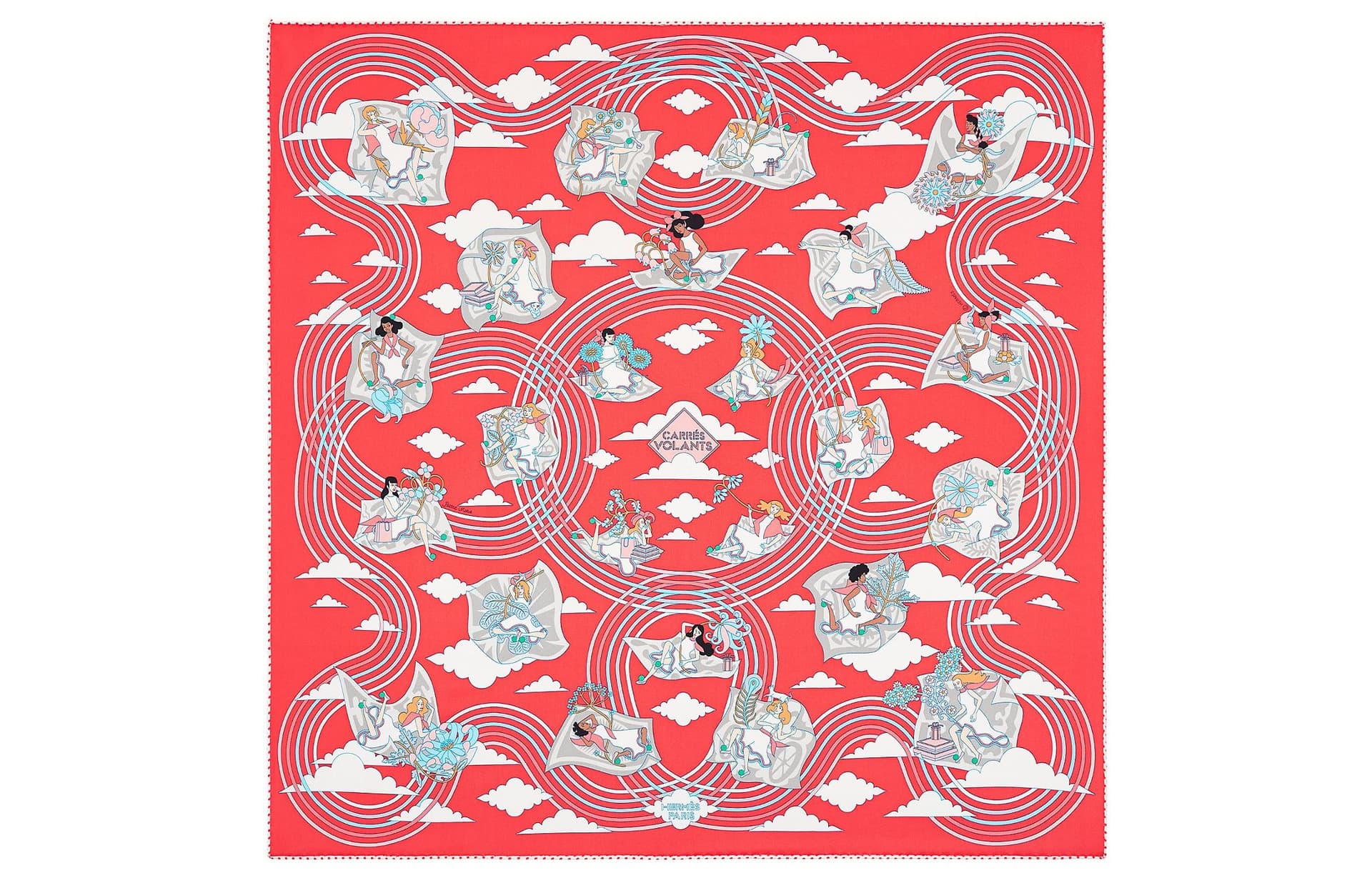 Платок HERMES 70*70cm - изображение 1