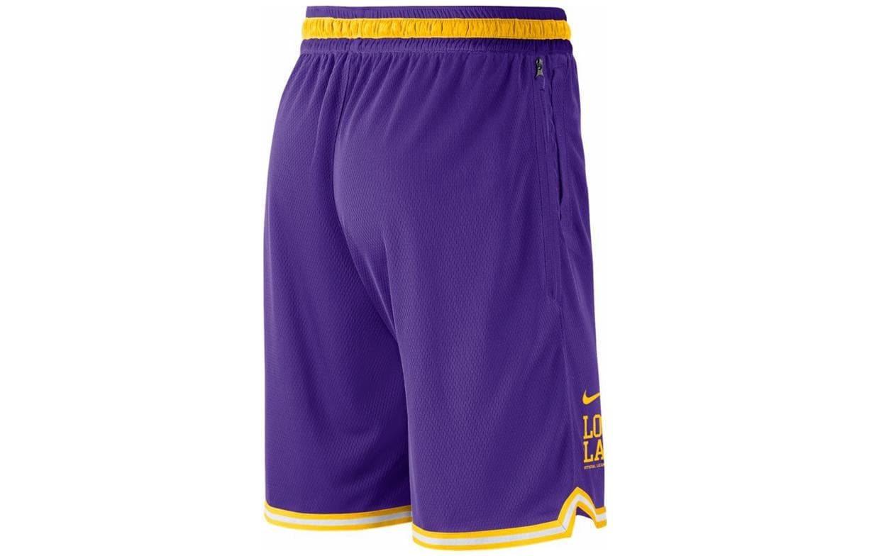 Баскетбольные шорты Nike Los Angeles Lakers Shorts Purple - изображение 2