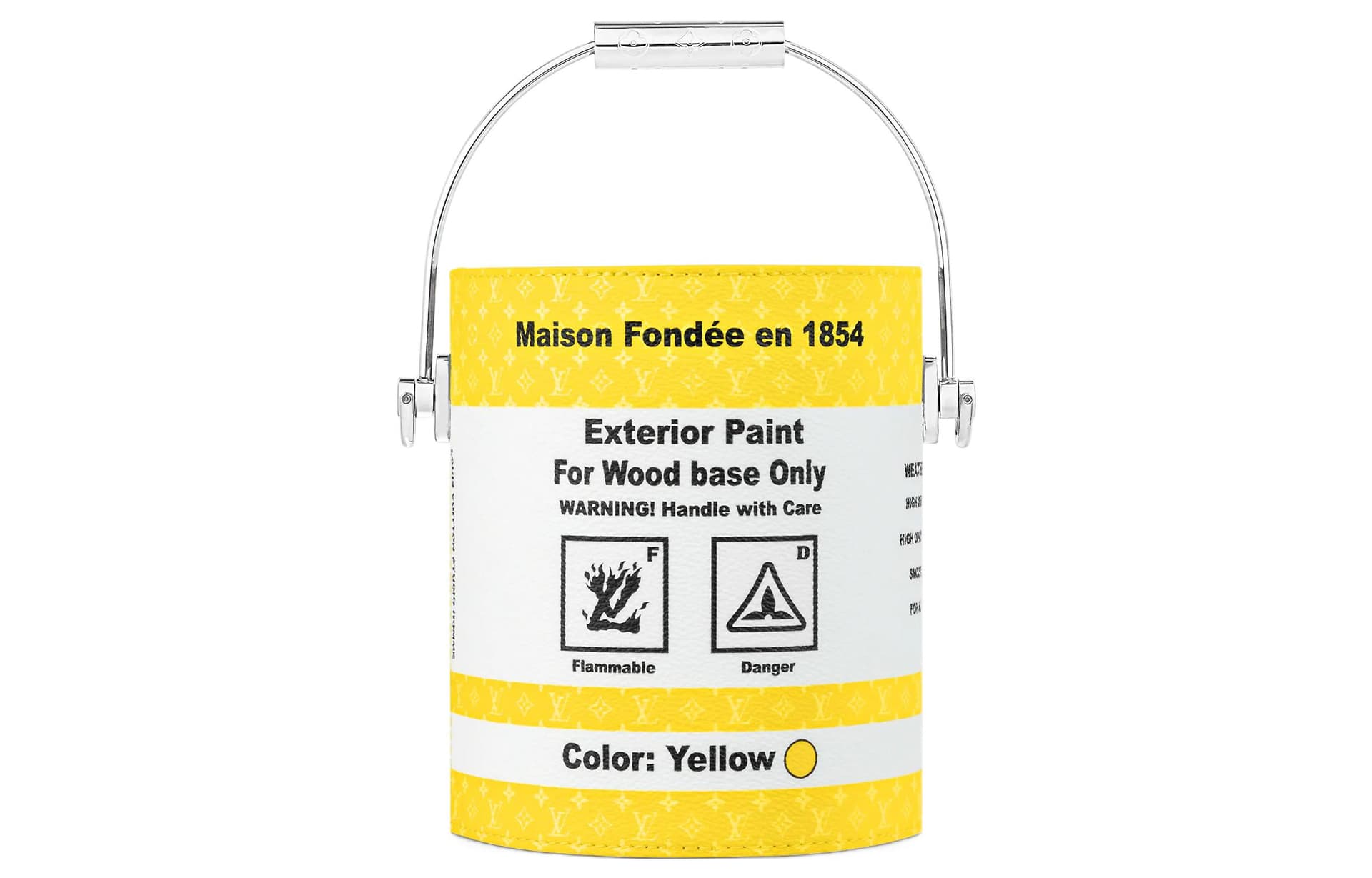 Сумка Louis Vuitton Paint Can Yellow - изображение 4