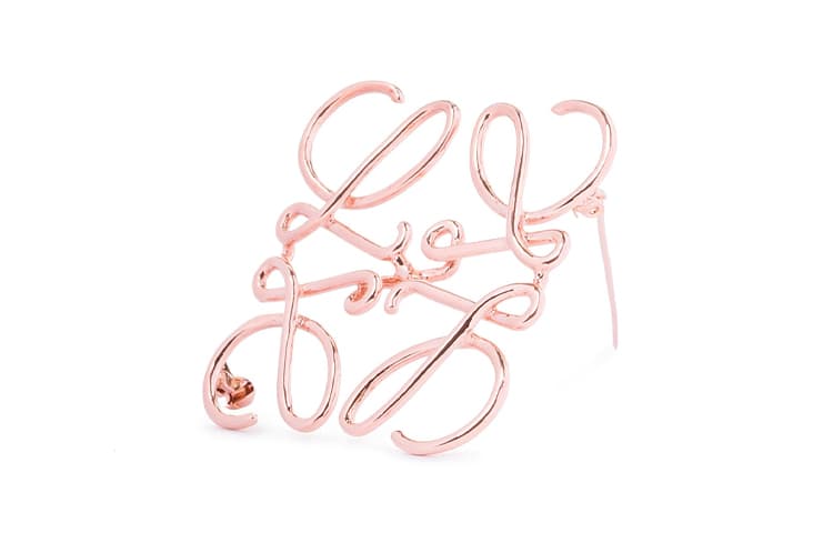 Брошь LOEWE Nagram Brooch Rose Gold - изображение 2