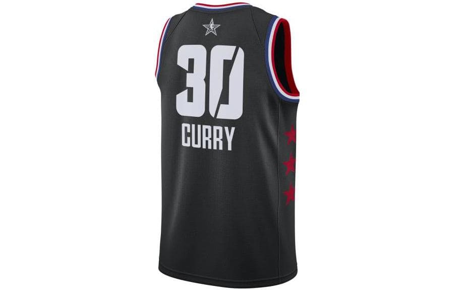 Баскетбольная майка Nike 2019 All-Star SW Curry 30 Black - изображение 2