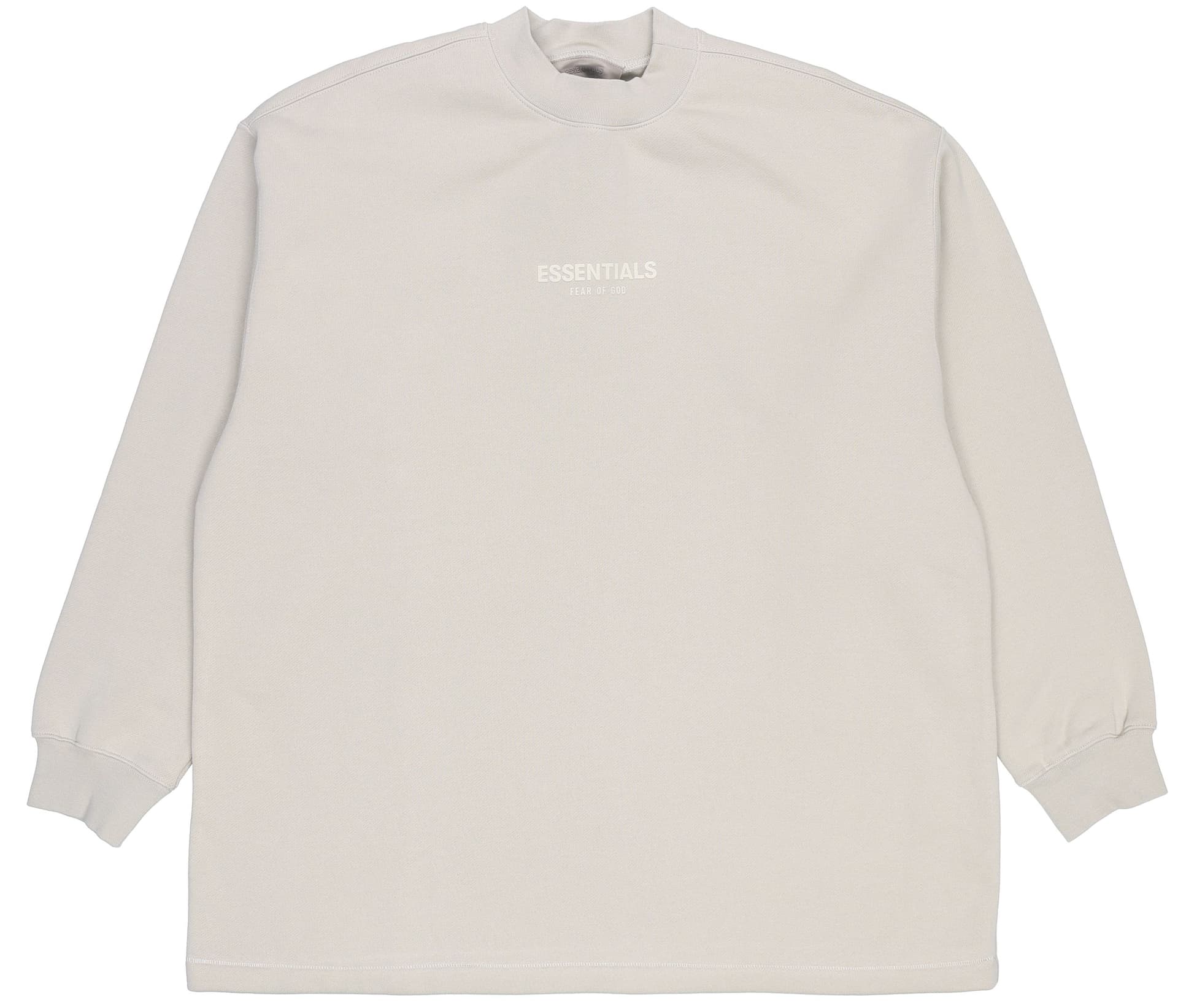 Худи Fear of God Essentials SS22 Relaxed Crewneck Wheat Logo - изображение 3