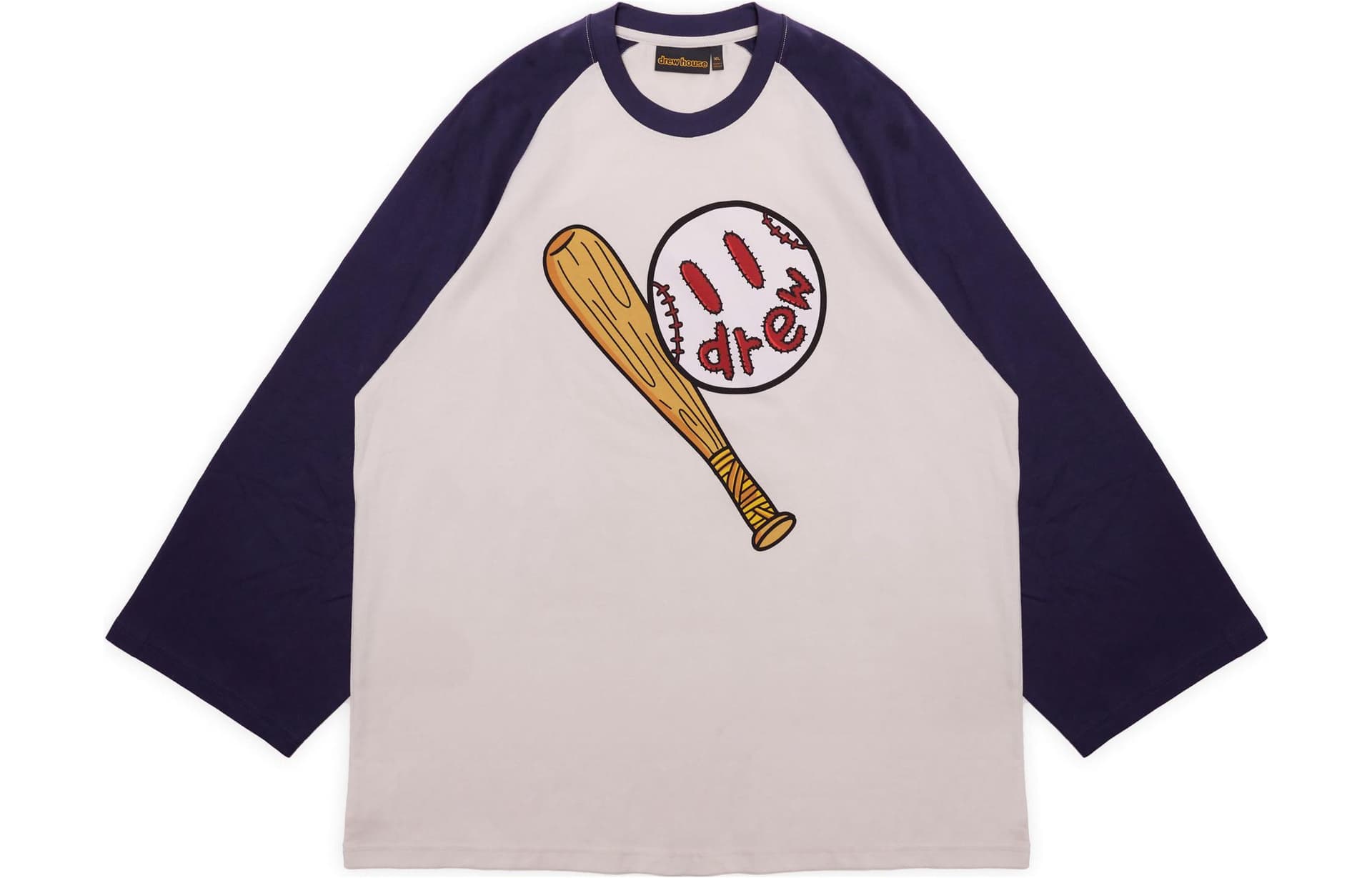 Футболка Drew House SS22 Play Ball Baseball Tee LogoT navy - изображение 1
