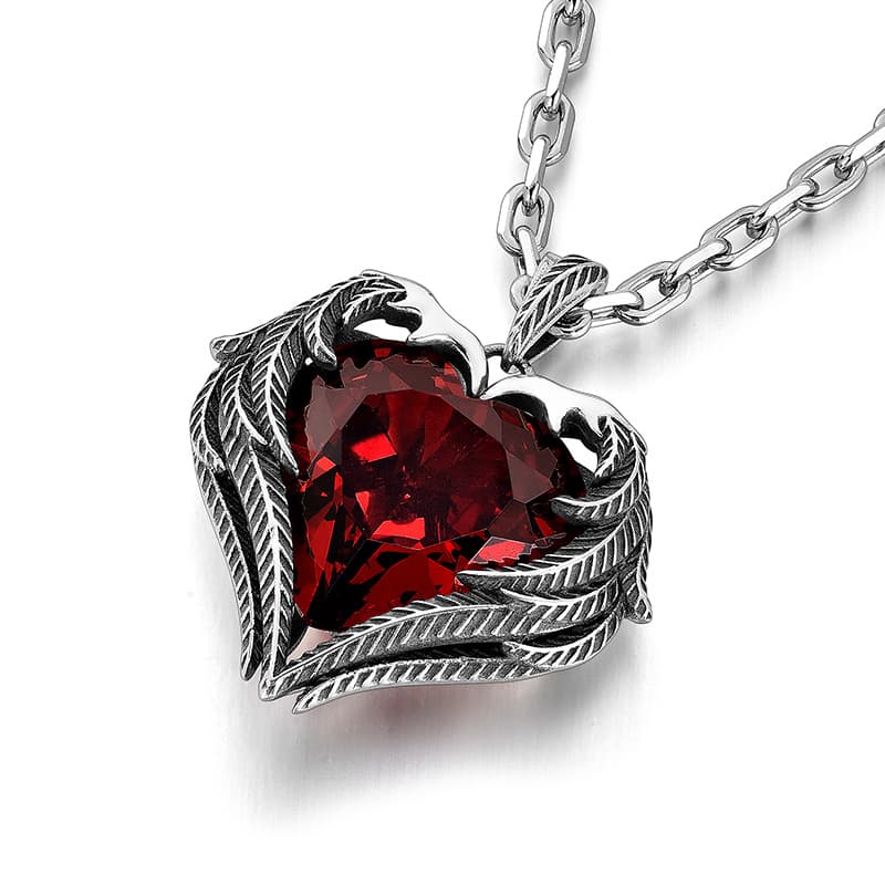 Ожерелье MYSH Angel Wing Heart Necklace - изображение 4