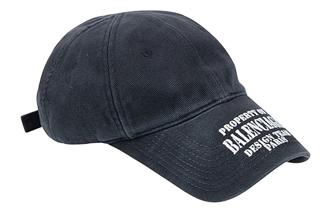 Кепка Balenciaga Logo Cap Black - изображение 3