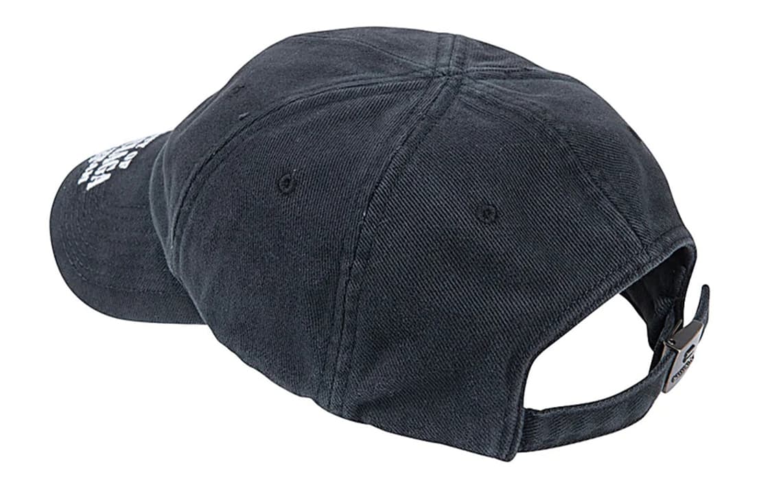Кепка Balenciaga Logo Cap Black - изображение 4