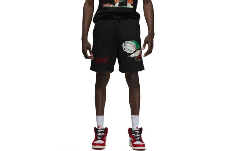Тренировочные штаны Jordan Shorts Black - изображение 2