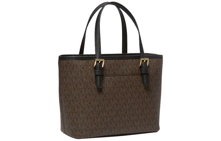 Сумка Michael Kors Jet Set Mini Black/Brown - изображение 2