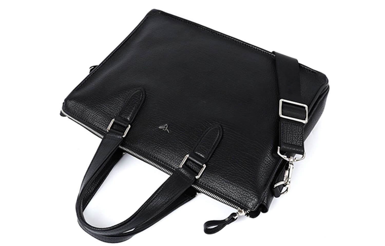 Портфель NOMK Large Leather Business Laptop Bag - изображение 4