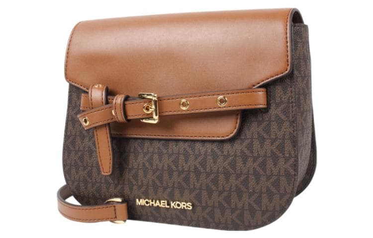 Сумка через плечо Michael Kors Emilia Brown - изображение 2