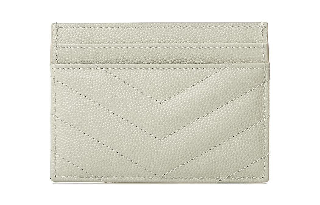Картхолдер Saint Laurent Monogramme Quilted Card Holder Vintage White - изображение 5