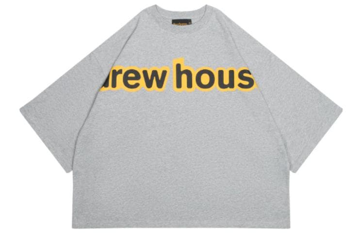 Футболка Drew House FW22 Boxy Ss Tee Heather Grey LogoT - изображение 1