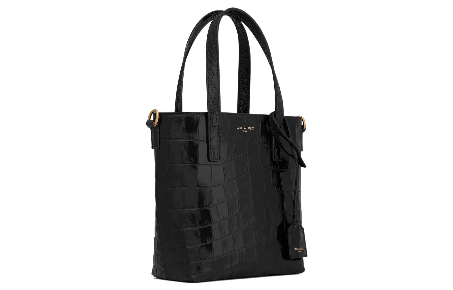 Мини-сумка Saint Laurent Paris Mini Tote Bag Black - изображение 3