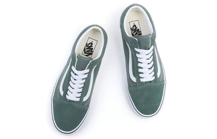 Кроссовки Vans Old Skool Color Theory Green White - изображение 4