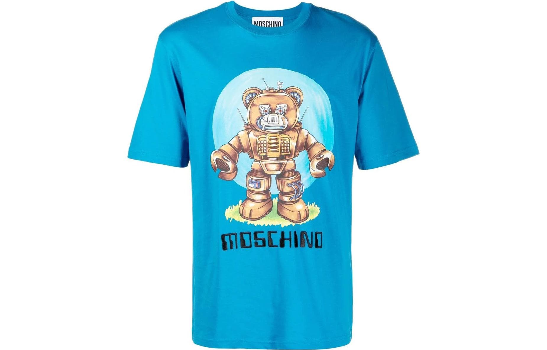 Футболка MOSCHINO SS22 Robo Teddy LogoT - изображение 1