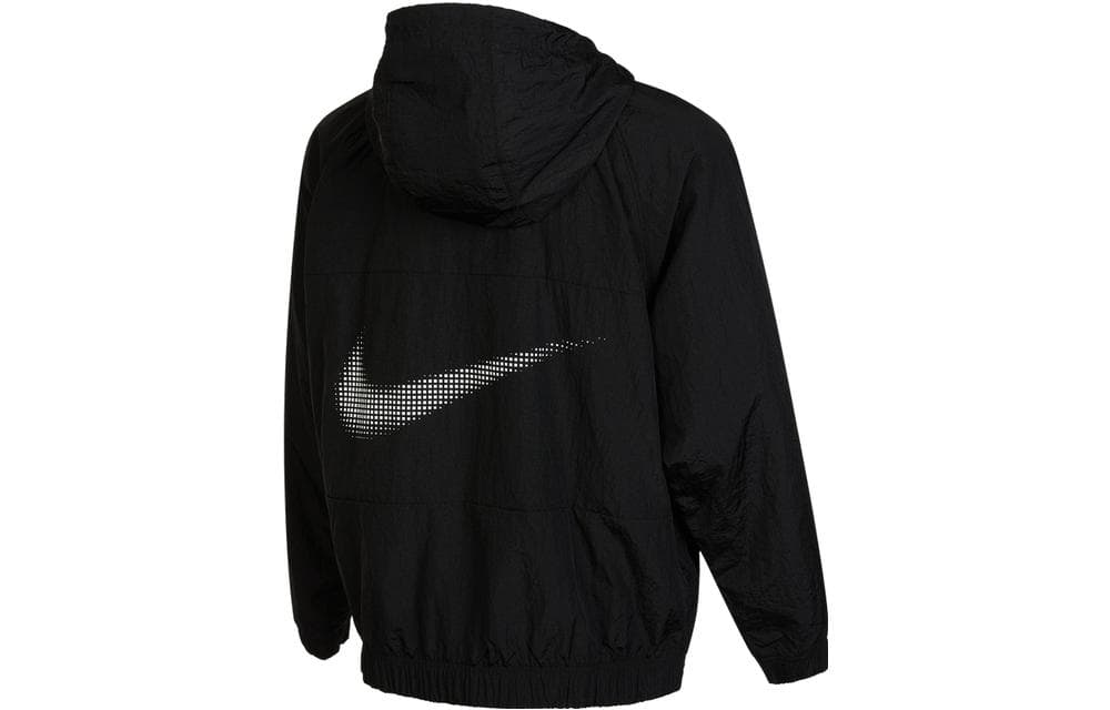 Куртка Nike Woven Logo Print Jacket Black - изображение 2