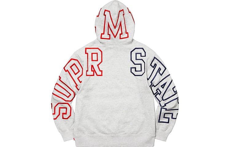 Кофта Supreme FW22 Week 1 State Hooded Sweatshirt - изображение 2