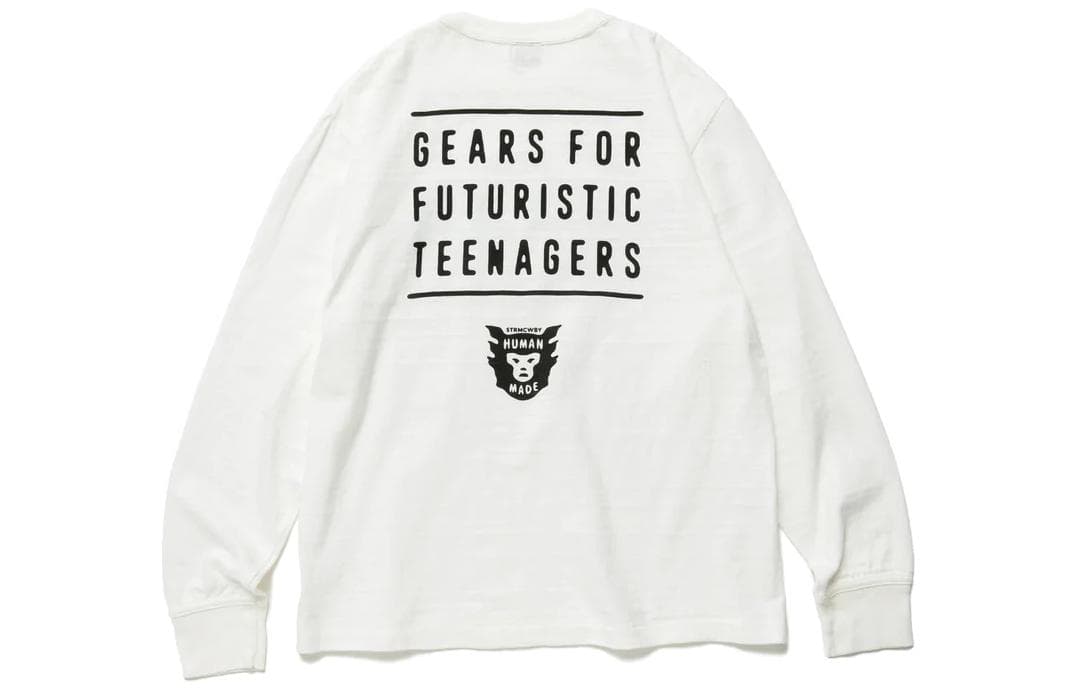 Футболка HUMAN MADE Classic Ls T-shirt FW22 LogoT - изображение 2
