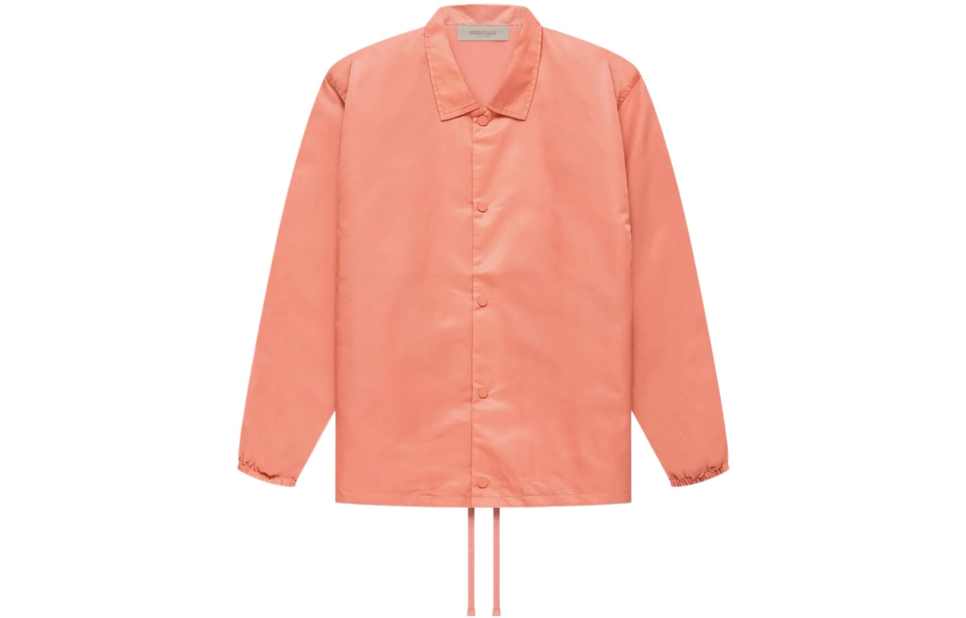 Куртка Fear of God Essentials FW22 1977 Nylon Coaches Jacket Coral Logo - изображение 2