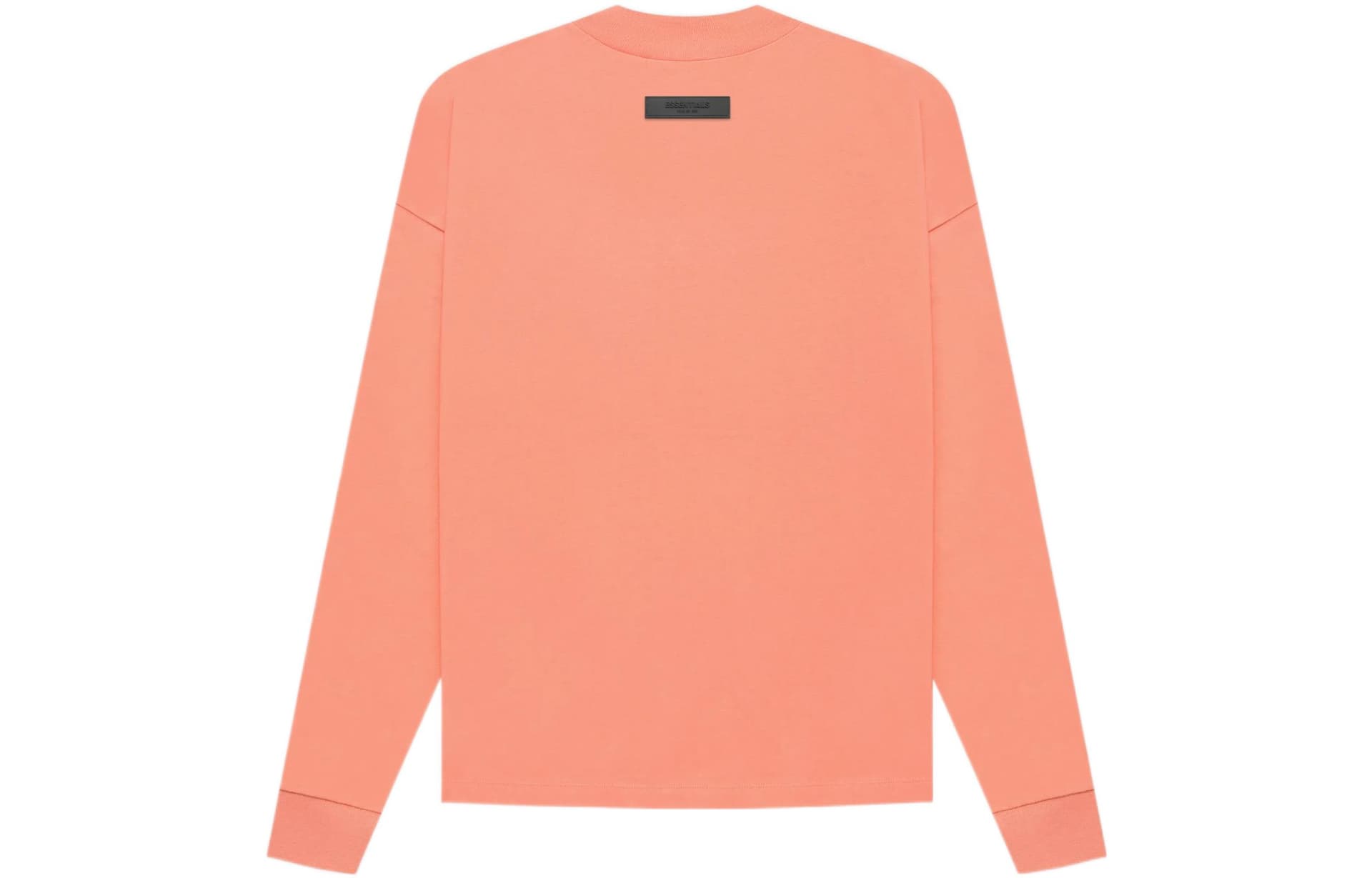 Футболка Fear of God Essentials FW22 Ls Tee Coral Logo T - изображение 2