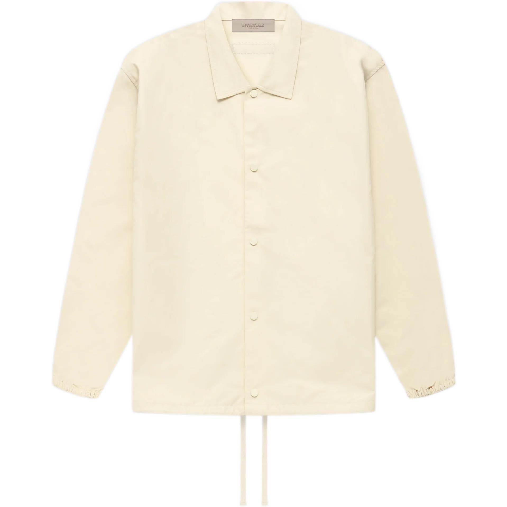 Куртка Fear of God Essentials FW22 1977 Cotton Coaches Jacket Egg shell Logo - изображение 2