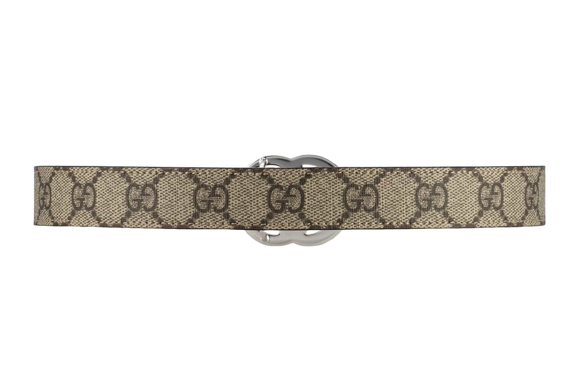 Ремень Gucci Double G Metal Buckle Belt Kids Red Brown 2.5cm - изображение 2