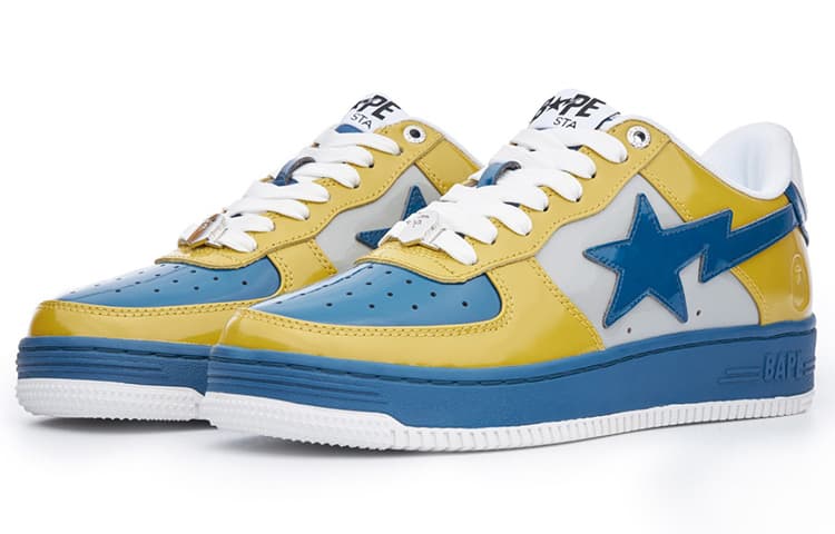 Кроссовки A BATHING APE STA White Blue Yellow - изображение 2