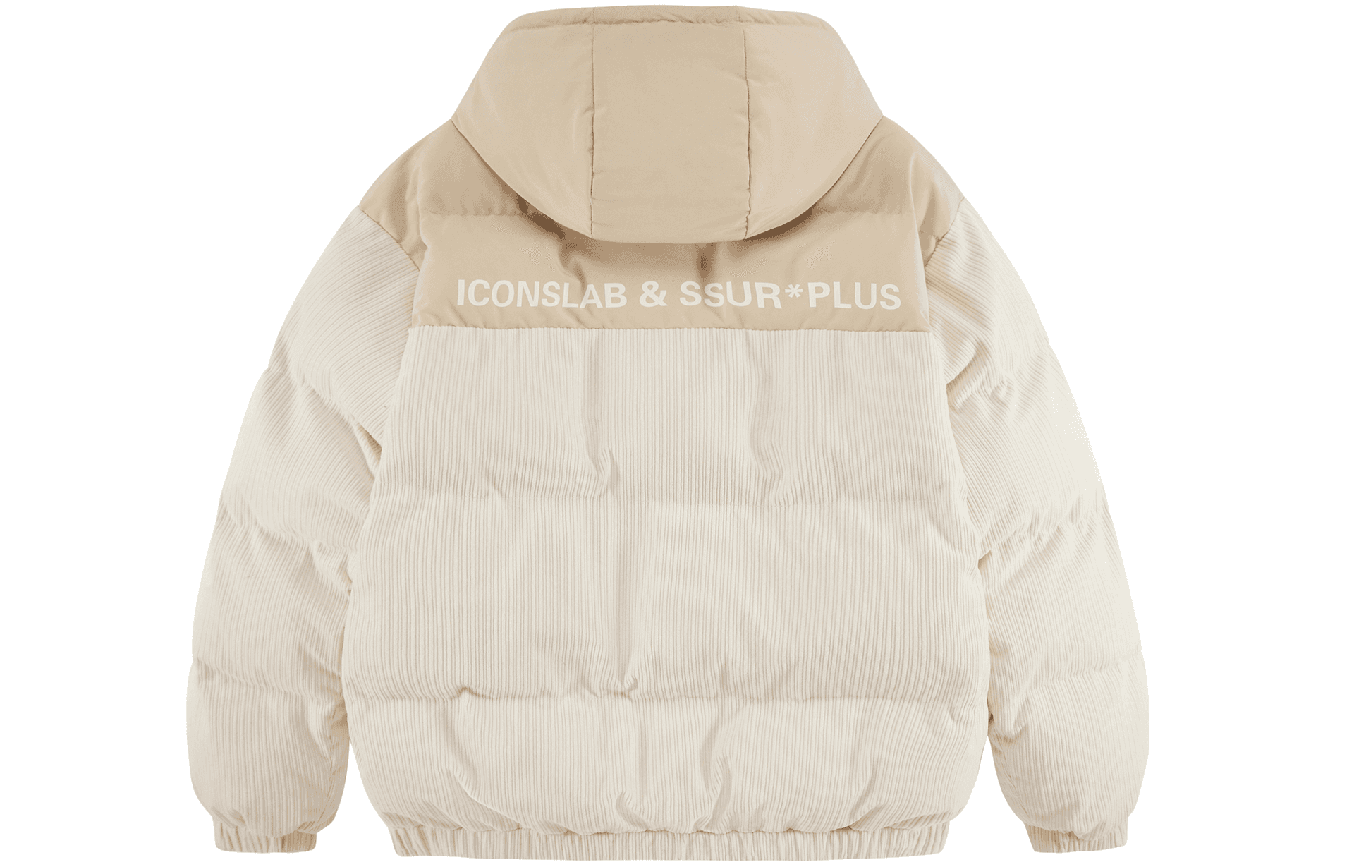 Зимняя куртка пуховик ICONS Lab Corduroy Patchwork Hooded Jacket - изображение 2