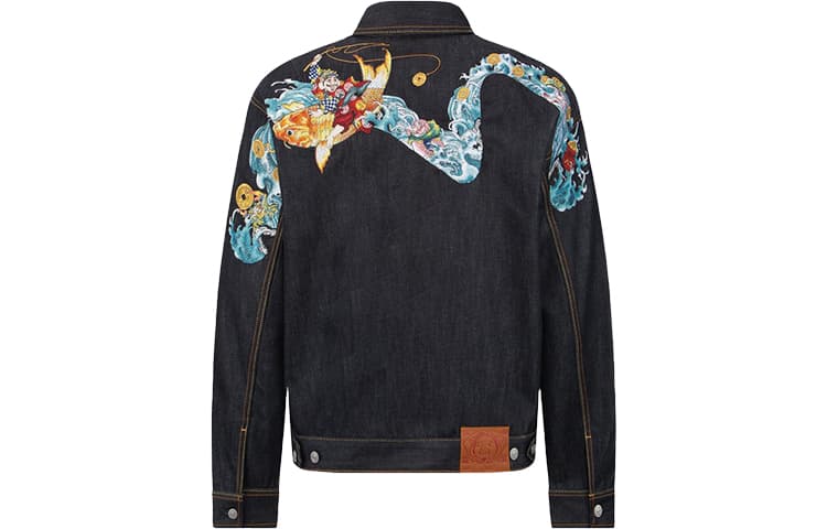 Джинсовая куртка EVISU m - изображение 2