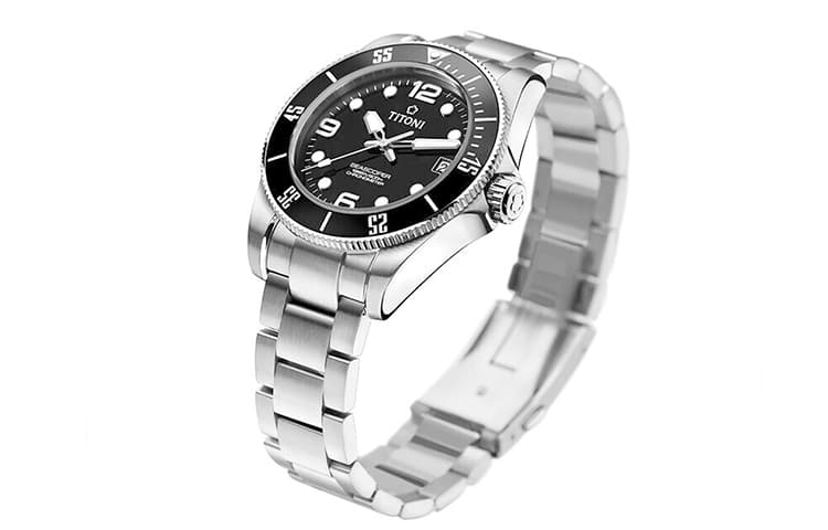 Часы TITONI 600 42mm 83600-S-BK-256 - изображение 3