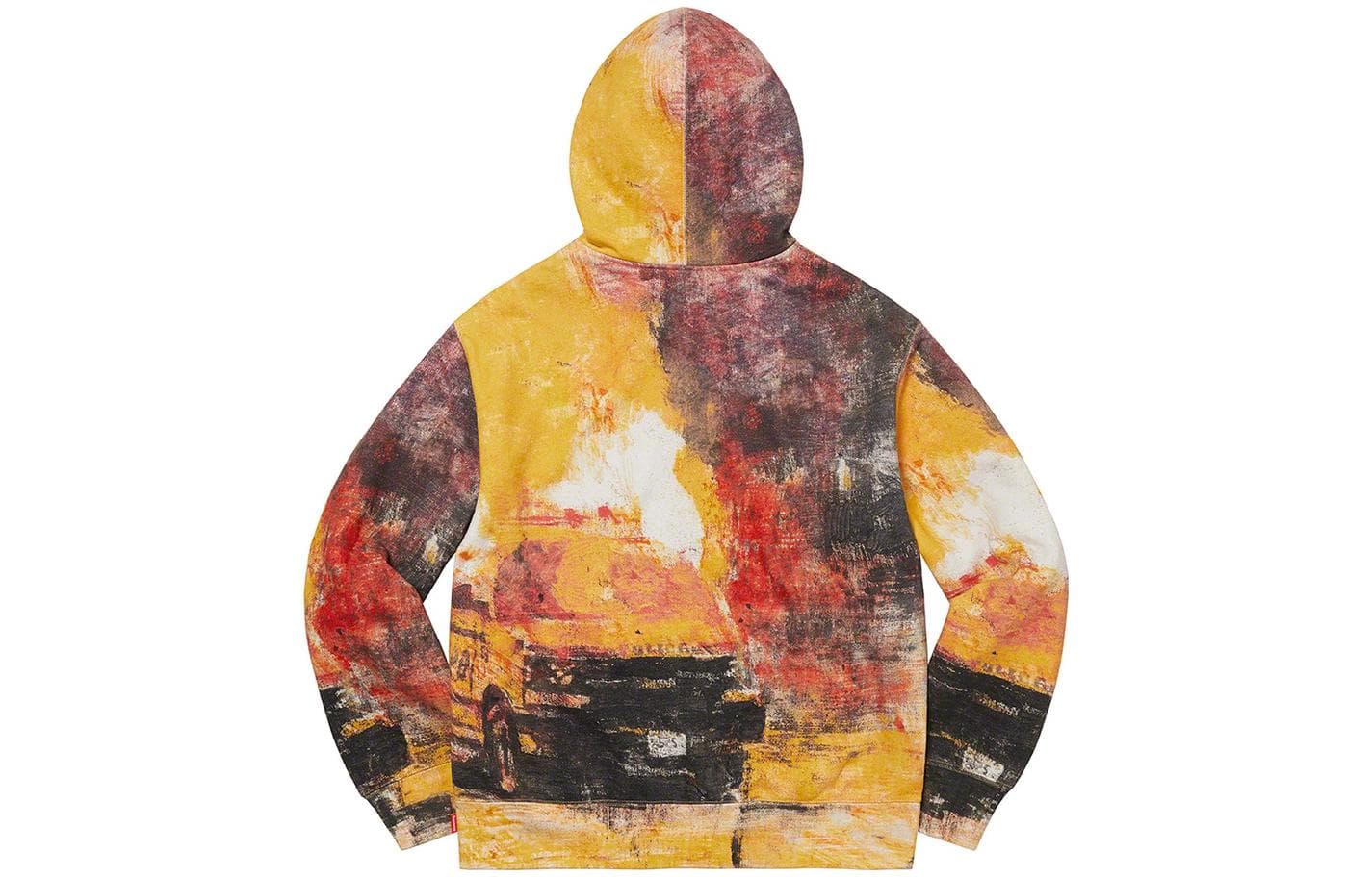 Кофта Supreme Fire Zip Up Hooded Sweatshirt - изображение 2