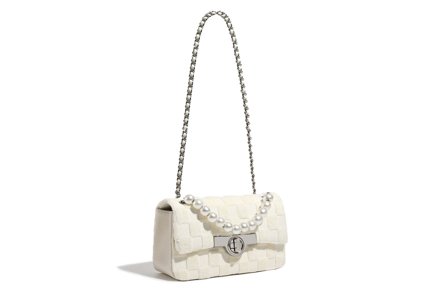 Мини-сумка Miss Kung Chain Bag White - изображение 2